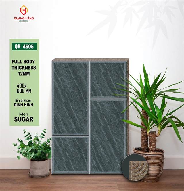 Gạch sân vườn Việt Nam 40x60 – mã QH12436