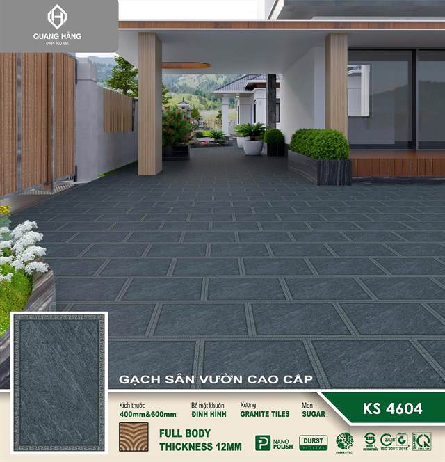 Gạch sân vườn Việt Nam 40x60 – mã QH0-937