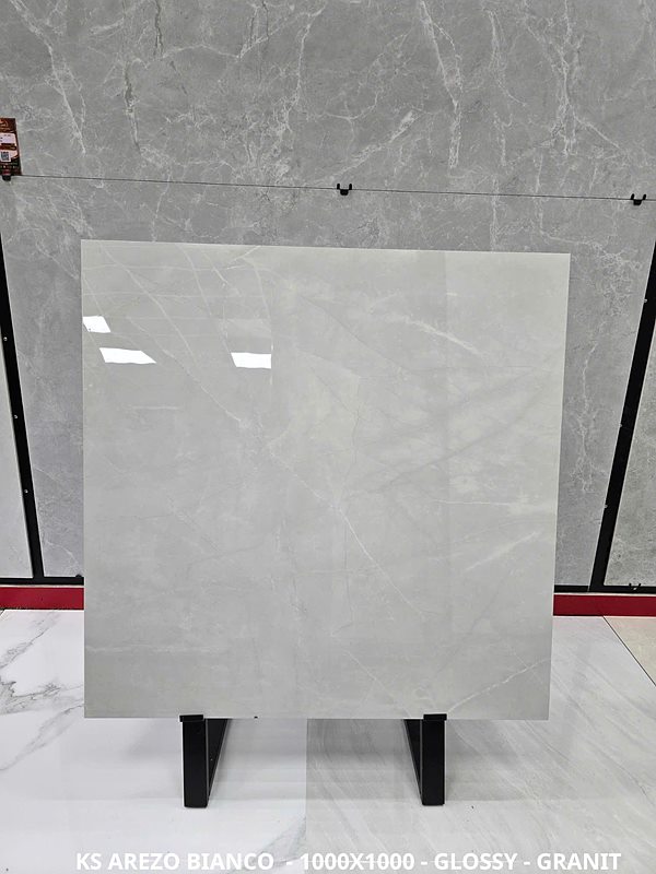 Gạch Ấn Độ Arezo Bianco 100x100