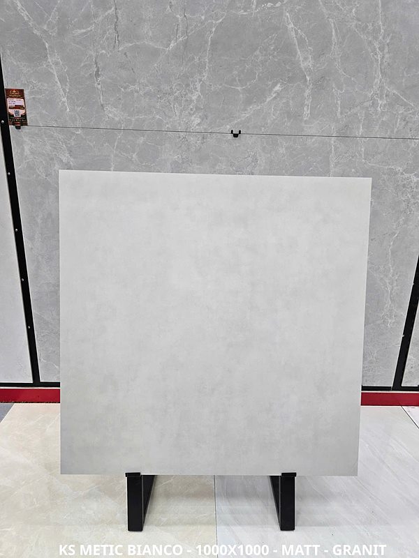 Gạch Ấn Độ Metic Bianco 100x100