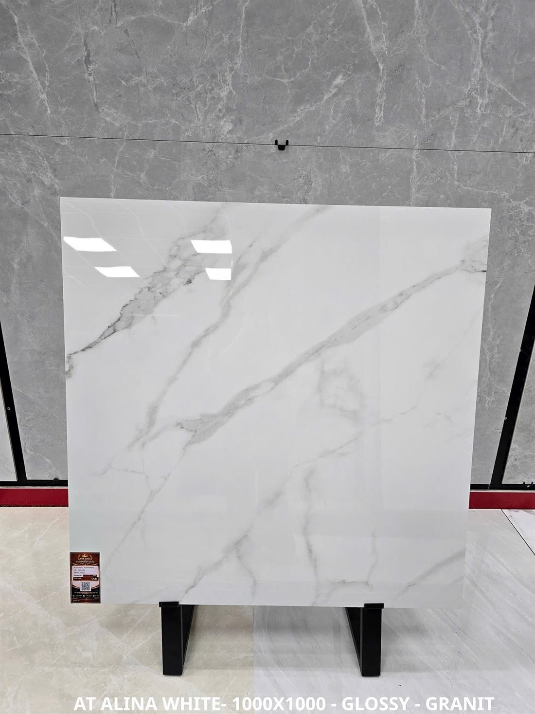 Gạch Ấn Độ Alina White 100x100