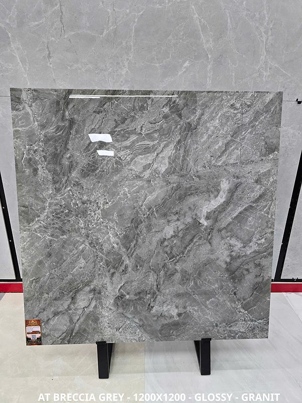 Gạch Ấn Độ Breccia Grey 120x120