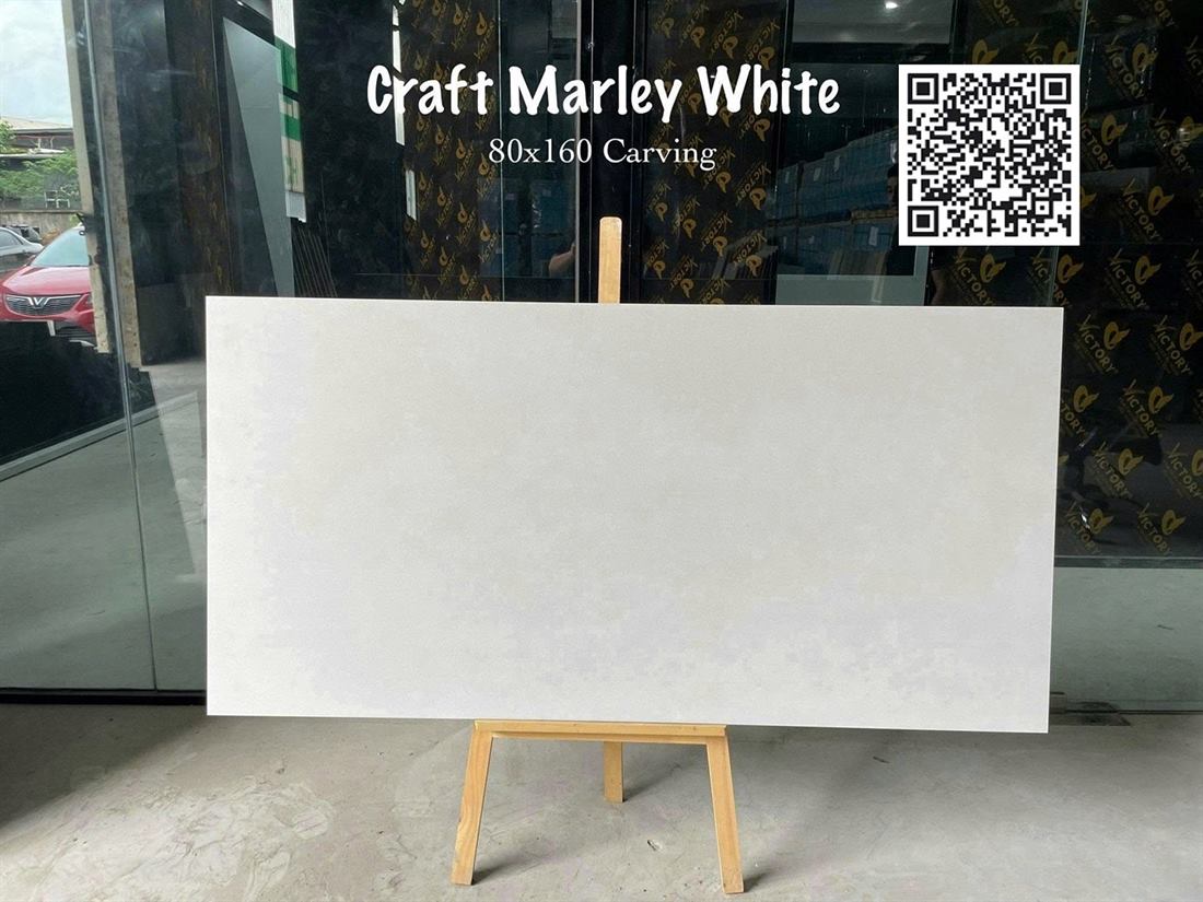 Gạch Ấn Độ Craft Marley White 80x160