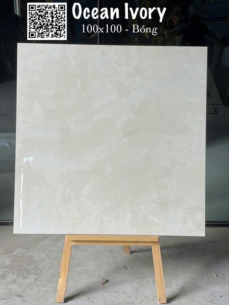 Gạch Ấn Độ Ocean Ivory 100x100