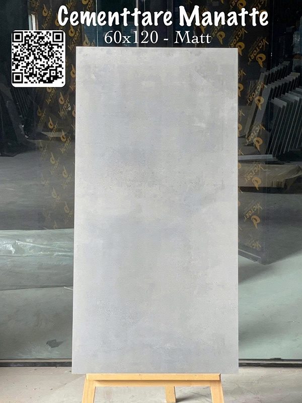 Gạch Ấn Độ Cementtare Manatte 60x120