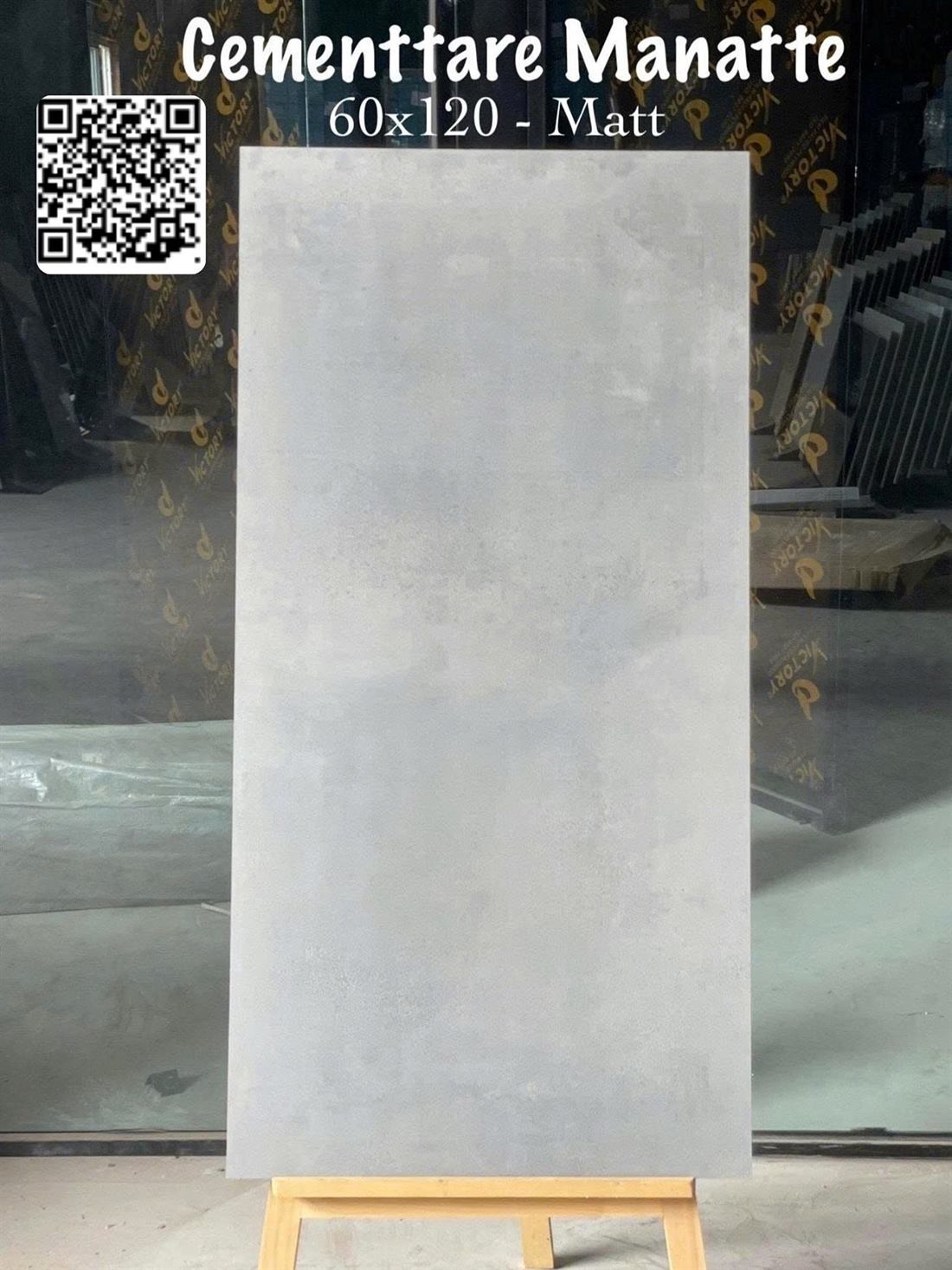 Gạch Ấn Độ Cementtare Manatte 60x120