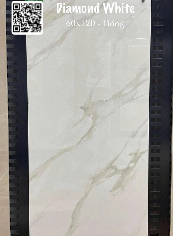 Gạch Ấn Độ Diamond White 60x120