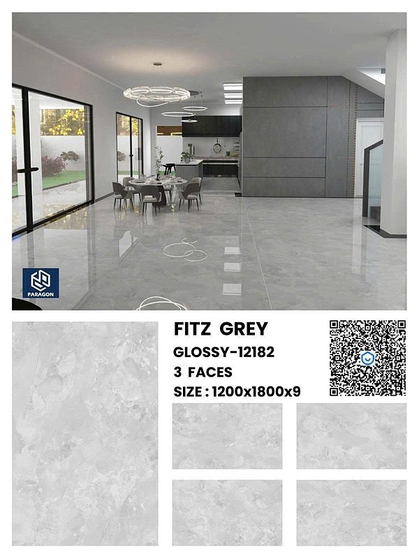 Gạch Ấn Độ Fitz Grey (12182) 120x180