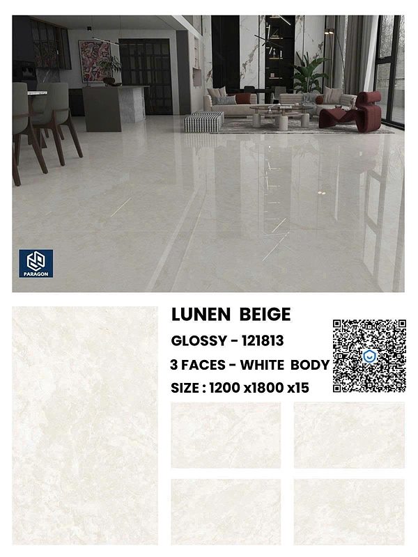 Gạch Ấn Độ Lunen Beige (121813) 120x180