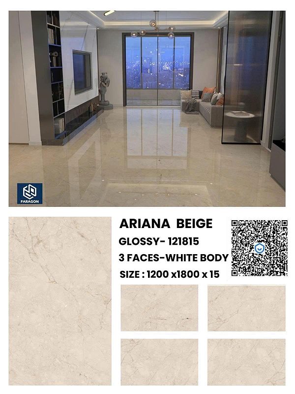 Gạch Ấn Độ Ariana Beige (121815) 120x180