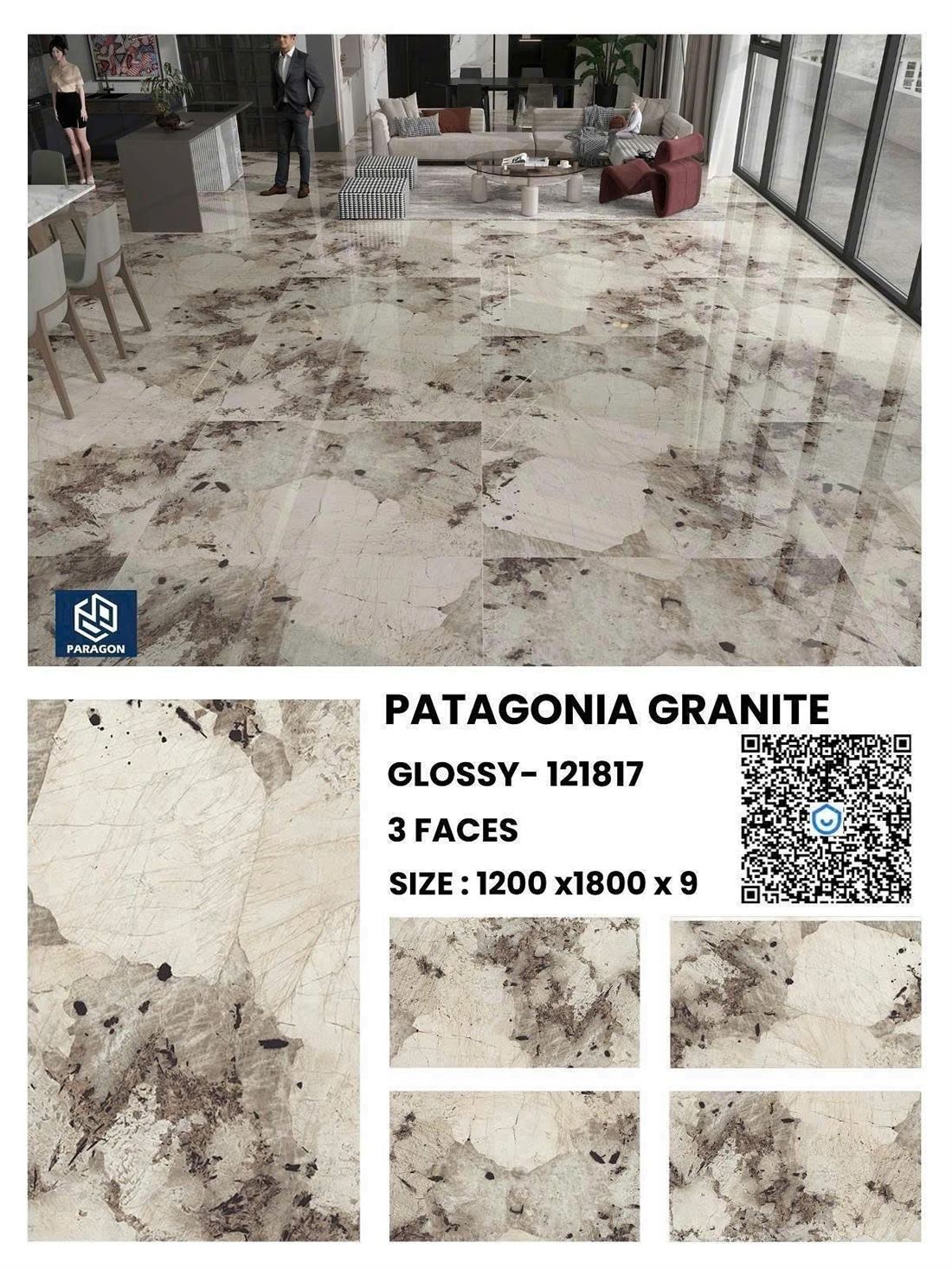 Gạch Ấn Độ Patagonia Granite (121817) 120x180