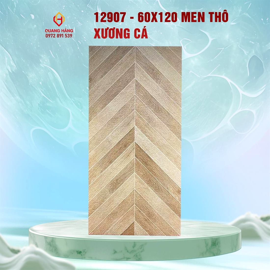 Gạch vân gỗ Trung Quốc 12907 60x120