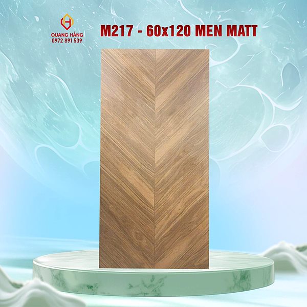 Gạch vân gỗ Trung Quốc M217 xương cá 60x120