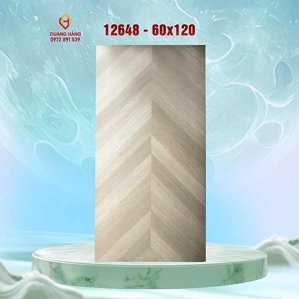 Gạch vân gỗ Trung Quốc 12648 xương cá 60x120