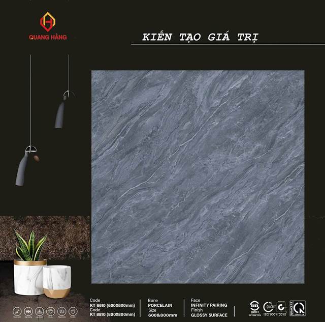 Gạch Thắng Cường KT 6610 60x60 (có khổ 80x80) men bóng