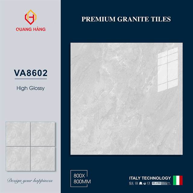 Gạch Thắng Cường 80x80 VA8602 men bóng