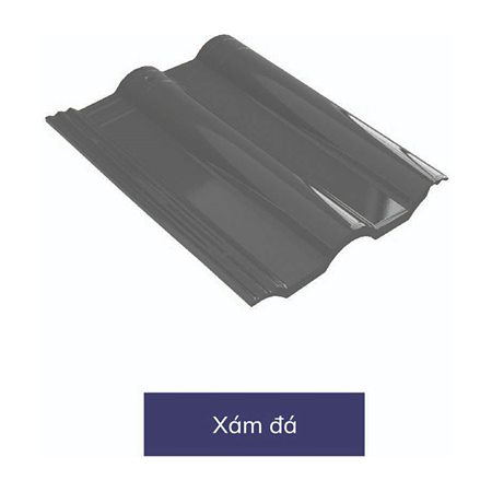 Ngói sóng tráng men Á Mỹ Nova 22.N7.04.11.004 22.N7.04.11.004 – màu xanh navy