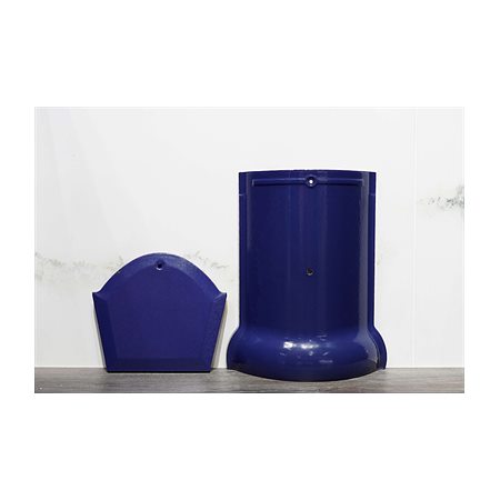 Ngói cuối nóc 22.PC.52.11.002 Á Mỹ 22.PC.52.11.002 – màu xanh cobalt