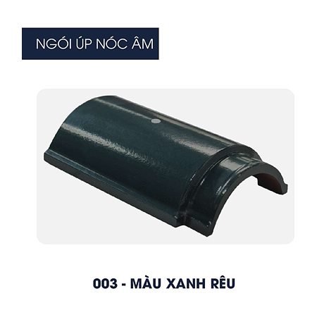 Ngói nóc âm 22.PC.59.11.003 Á Mỹ 22.PC.59.11.003 – màu xanh rêu