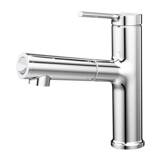 Vòi lavabo nóng lạnh dây rút Caesar B196C