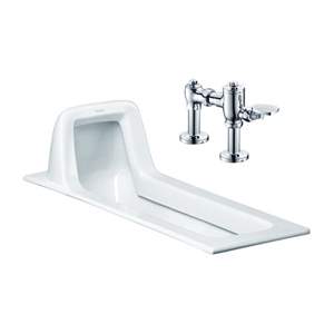 Bàn Cầu Xã Gạt Tay Caesar C1230 + BF525A