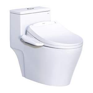 Bàn cầu kết hợp nắp điện tử Caesar C1356F + TAF400H