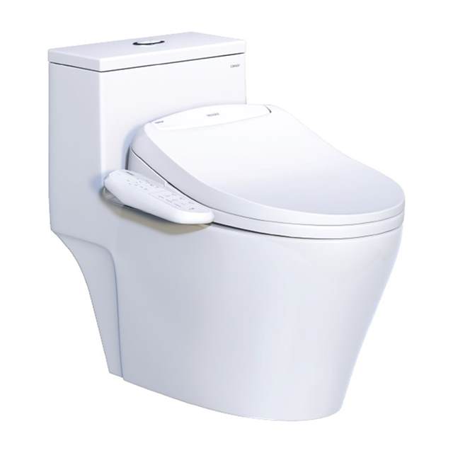 Bàn cầu kết hợp nắp điện tử Caesar C1356F + TAF400H