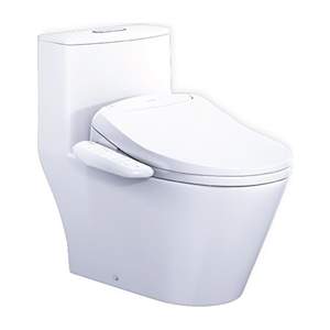 Bàn cầu kết hợp nắp điện tử Caesar C1363F + TAF400H