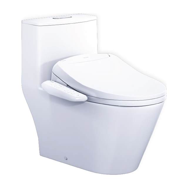 Bàn cầu kết hợp nắp điện tử Caesar C1363F + TAF400H