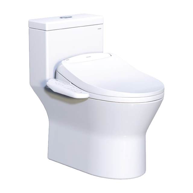 Bàn cầu kết hợp nắp điện tử Caesar C1374F + TAF400H