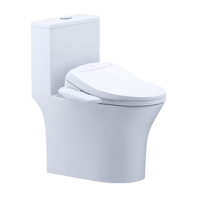 Bàn Cầu Một Khối kết hợp điện tử Caesar C1391F + TAF400H