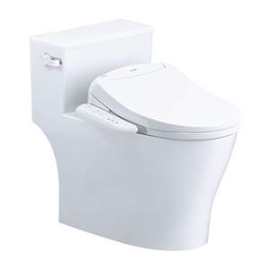 Bàn Cầu Một Khối kết hợp nắp điện tử Caesar C1393F + TAF400H