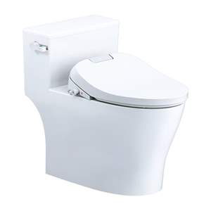 Bàn Cầu Một Khối kết hợp nắp điện tử Caesar C1393F + TAF610H