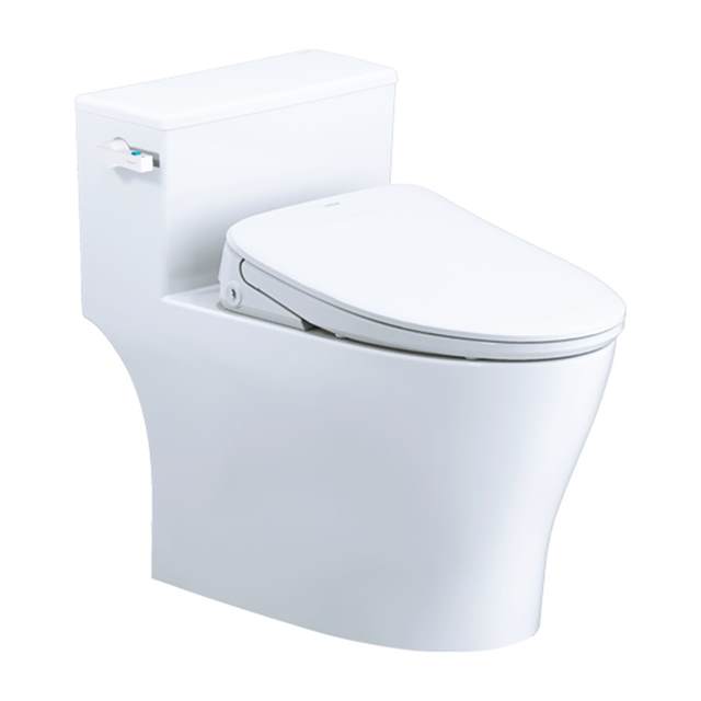 Bàn Cầu Một Khối kết hợp nắp điện tử Caesar C1393F + TAF710H