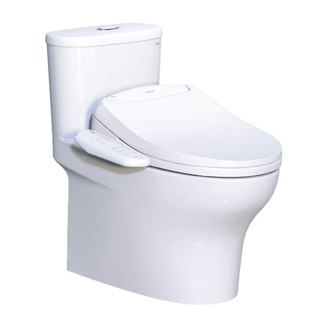 Bàn Cầu Một Khối kết hợp điện tử Caesar C1394F + TAF400H
