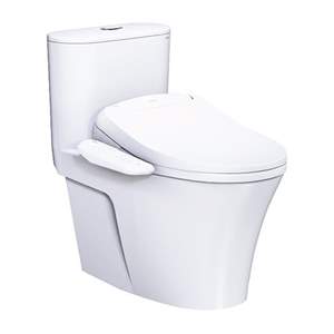 Bàn Cầu Một Khối kết hợp điện tử Caesar C1395F + TAF400H
