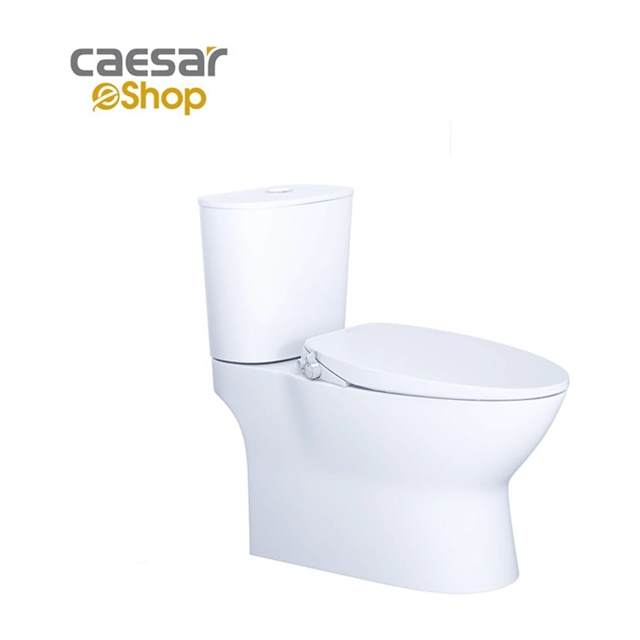 Bàn cầu kết hợp nắp cơ thông minh Caesar CD1320 + TAF060