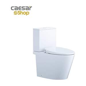Bàn cầu kết hợp nắp cơ đa năng Caesar CD1342 + TAF060