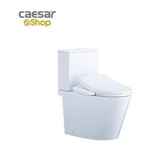 Bàn cầu kết hợp nắp điện tử Caesar CD1342 + TAF400H