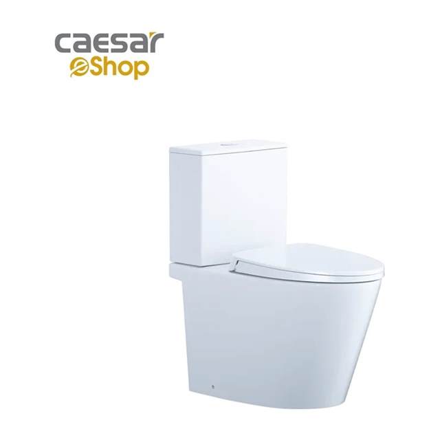 Bàn Cầu Hai Khối Nắp Êm Caesar CD1342