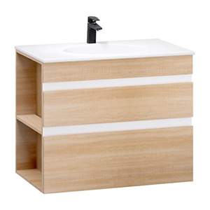 Lavabo kết hợp tủ treo lavabo Caesar LF5026 + EH15026DDLW7V