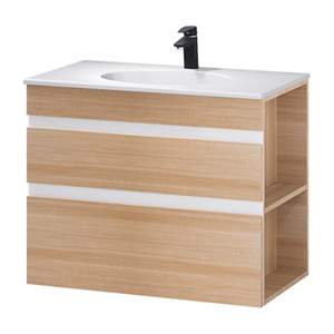 Lavabo kết hợp tủ treo lavabo Caesar LF5026 + EH15026DDRW7V