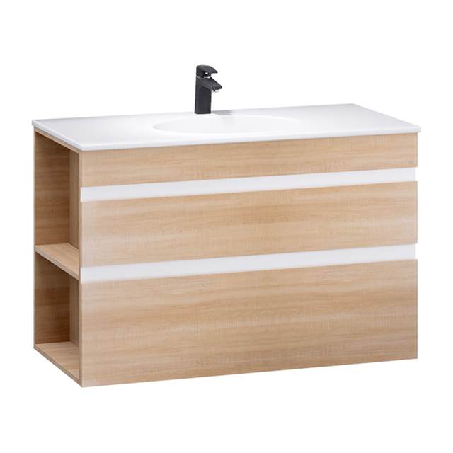 Lavabo kết hợp tủ treo lavabo Caesar LF5028 + EH15028DDLW7V