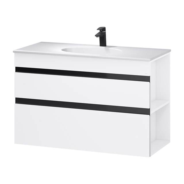 Lavabo kết hợp tủ treo lavabo Caesar LF5028 + EH15028DDRV