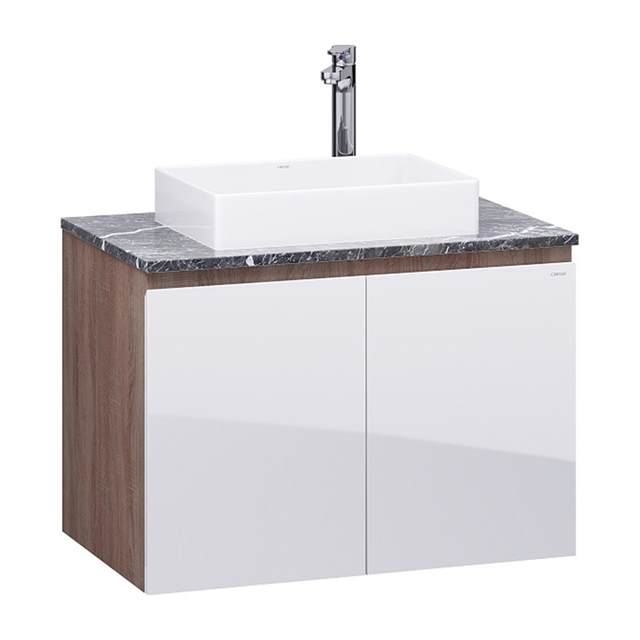 Lavabo kết hợp tủ treo Caesar LF5254 + EH48002AWV