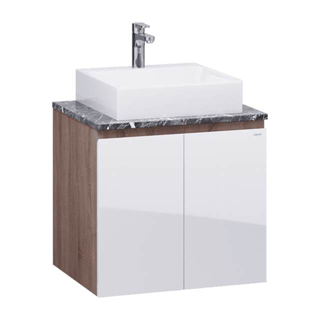 Lavabo và tủ treo Caesar LF5255 + EH46001AWV