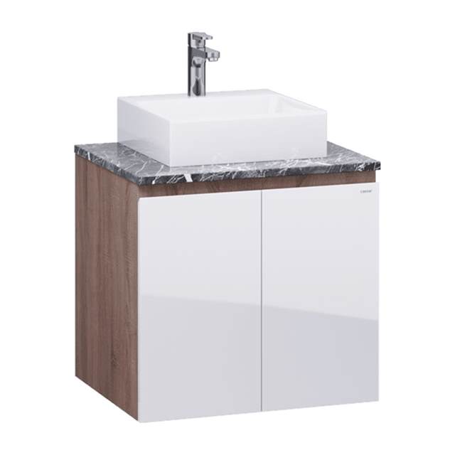 Lavabo và tủ treo Caesar LF5257 + EH46001AWV