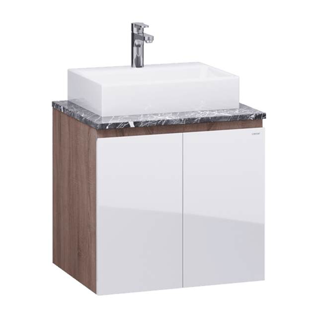 Lavabo kết hợp tủ treo Caesar LF5259 + EH46001AWV