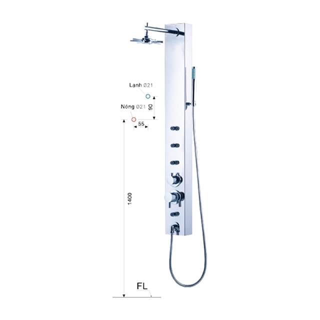 Sen Thuyền Inox Caesar SP137