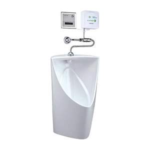 Bệ tiểu Nam (treo tường) + Xả tiểu + Máy tạo Ozon Caesar U0233 + A637 + A610OZ